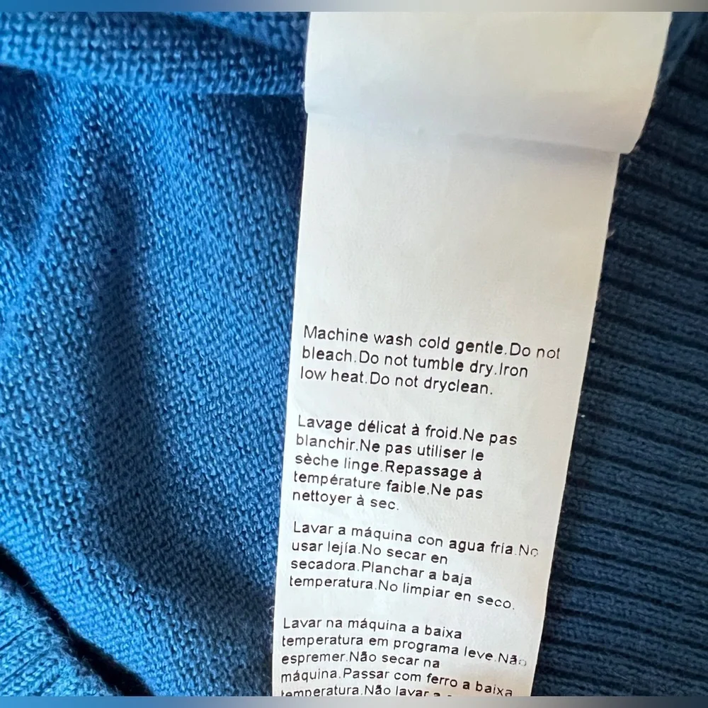 Hugo Boss Quarter Zip cotton Sweater BMW Masters 2012 Blue Black Size S unisex